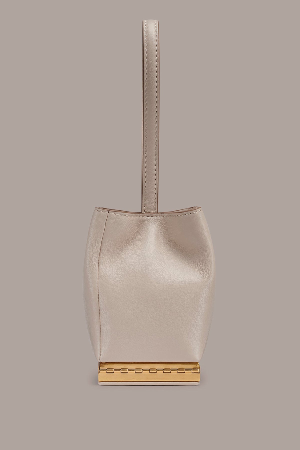 SISAL LEATHER CLUTCH