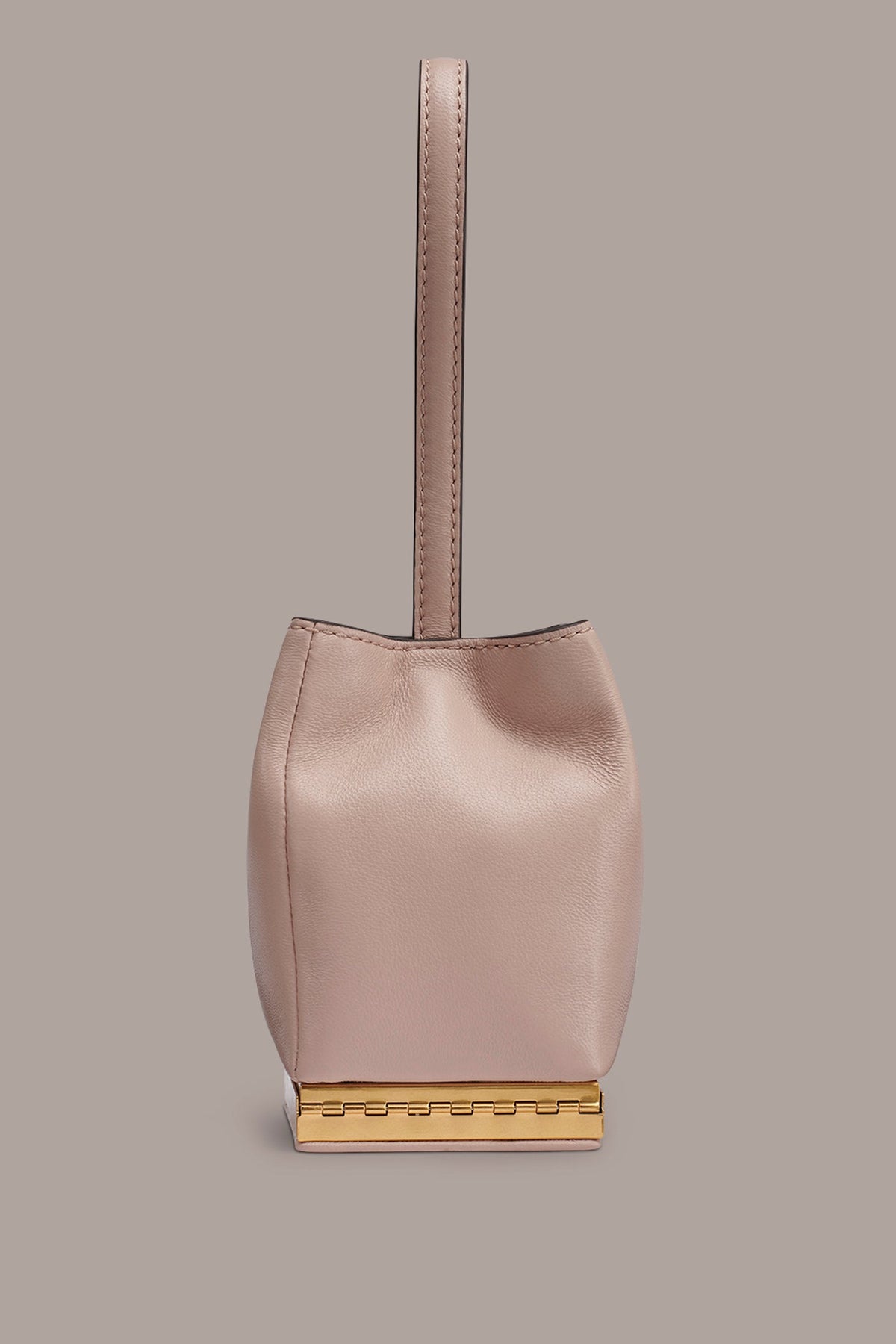 SISAL LEATHER CLUTCH