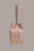 SISAL LEATHER CLUTCH