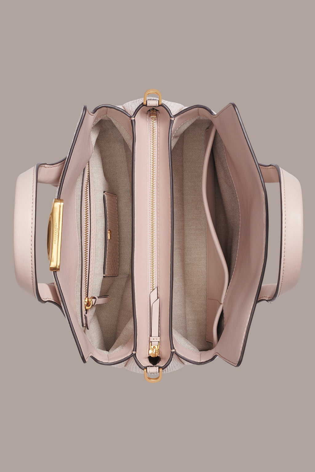 AMAGANSETT SNAKE-EFFECT LEATHER SATCHEL BAG