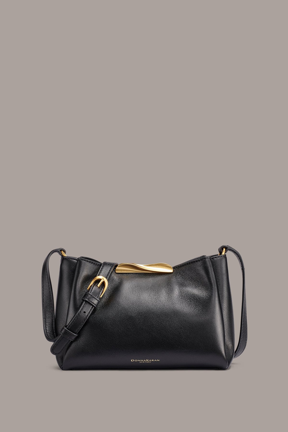 POPLIN LEATHER CROSSBODY BAG