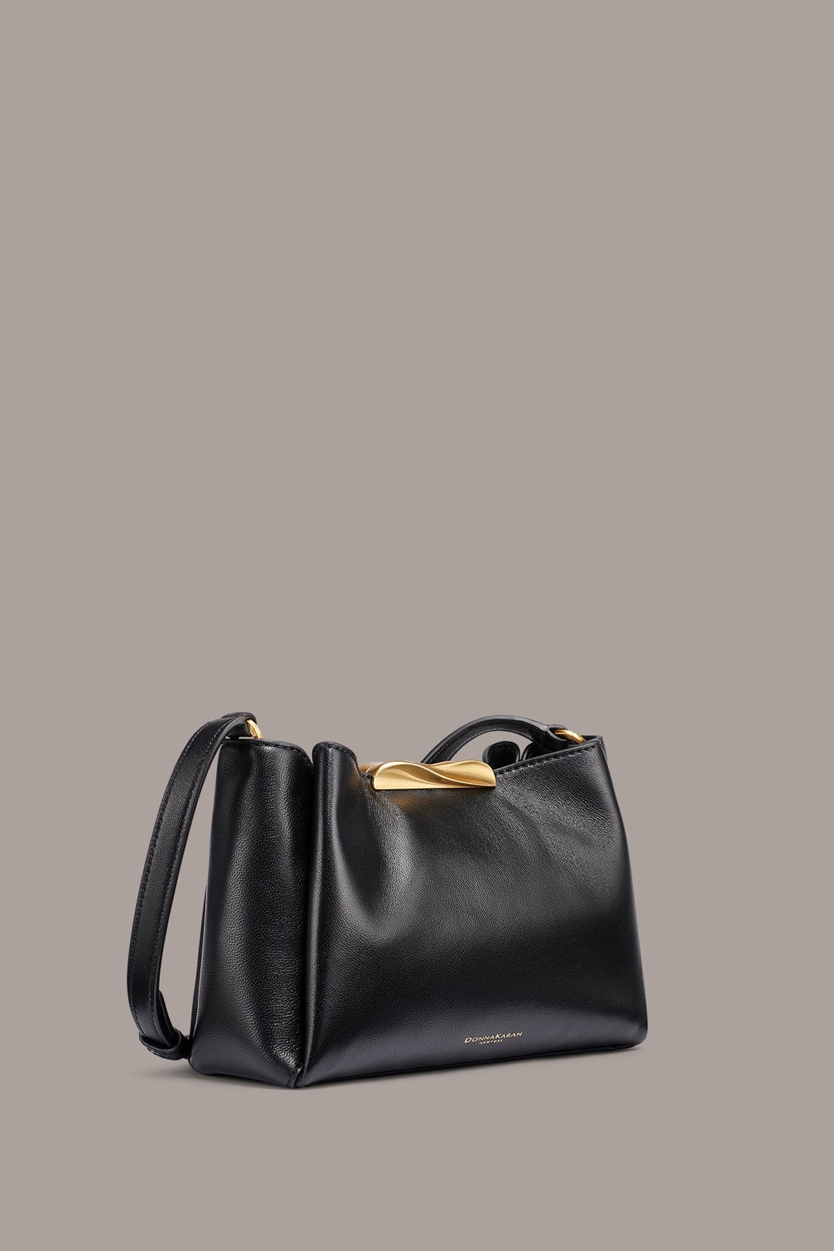 POPLIN LEATHER CROSSBODY BAG