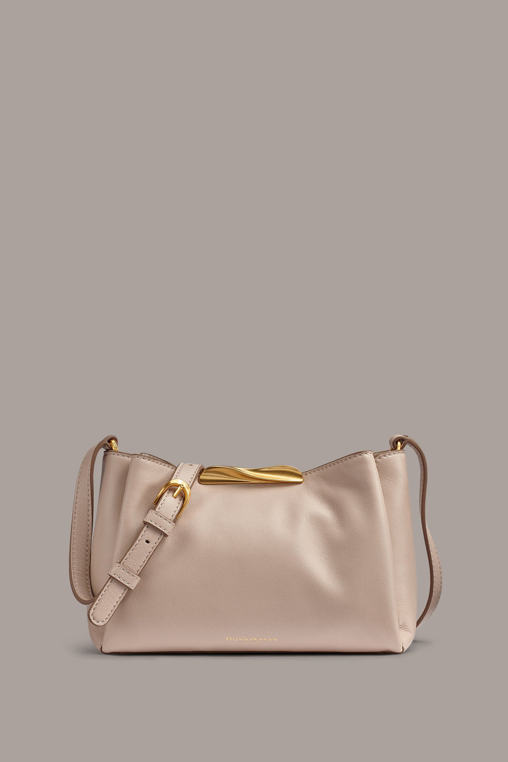 POPLIN LEATHER CROSSBODY BAG