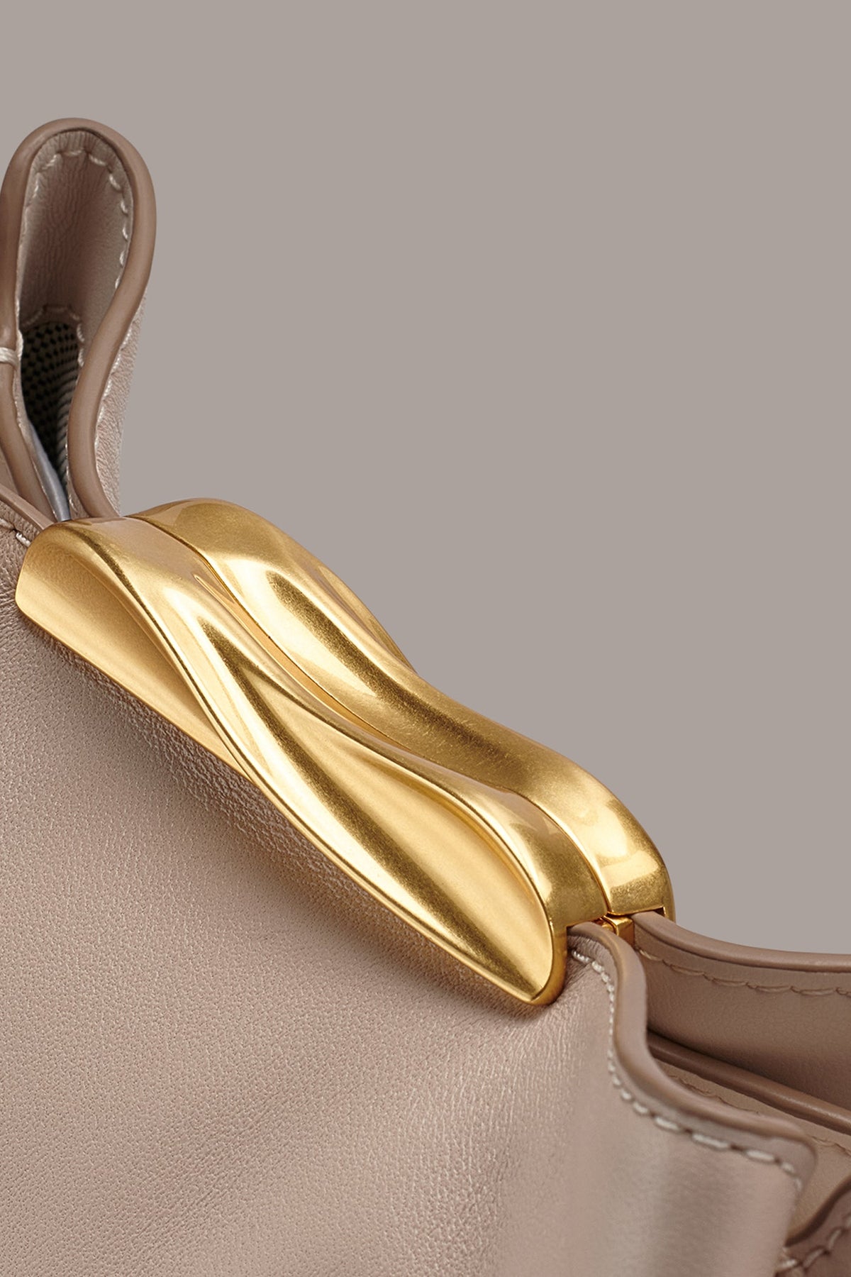 POPLIN LEATHER CROSSBODY BAG