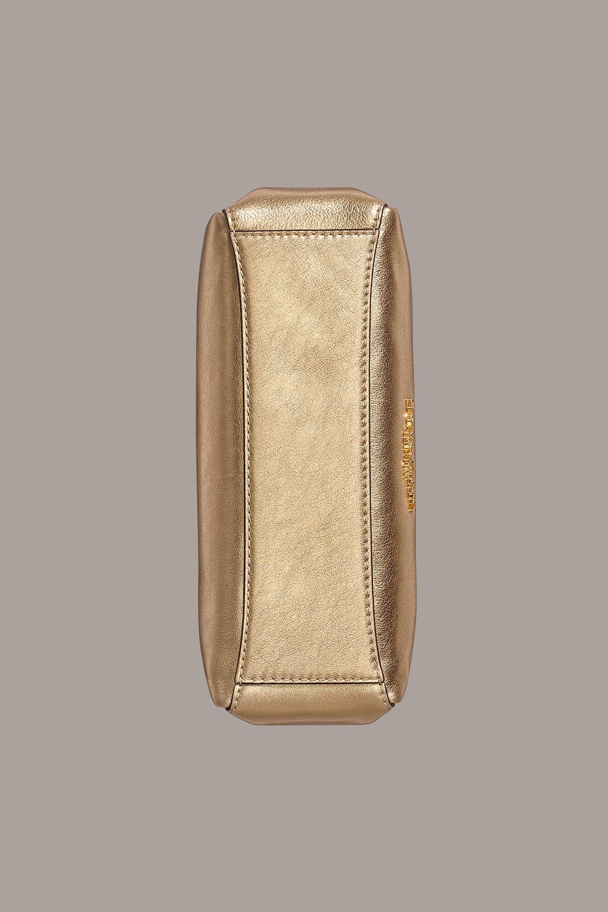 POPLIN METALLIC LEATHER CROSSBODY BAG