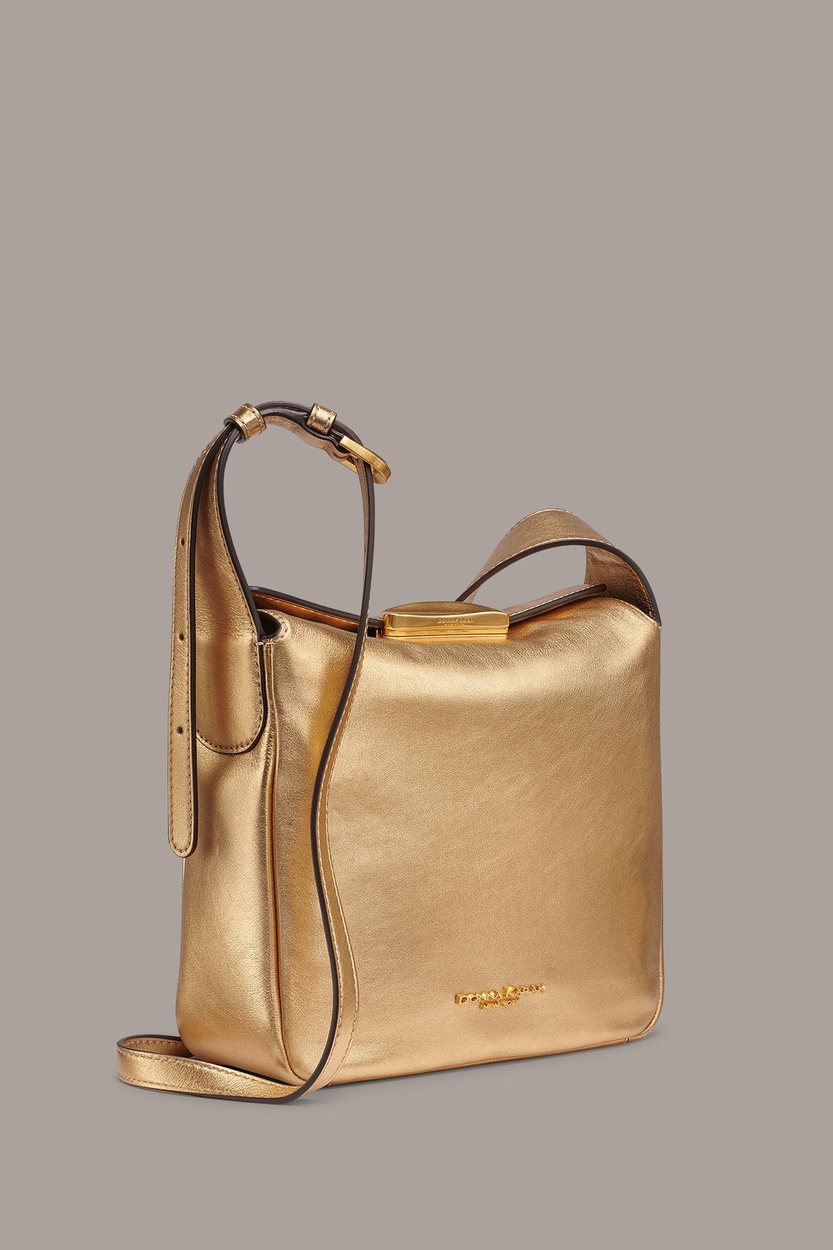 AMAGANSETT METALLIC LEATHER CROSSBODY BAG