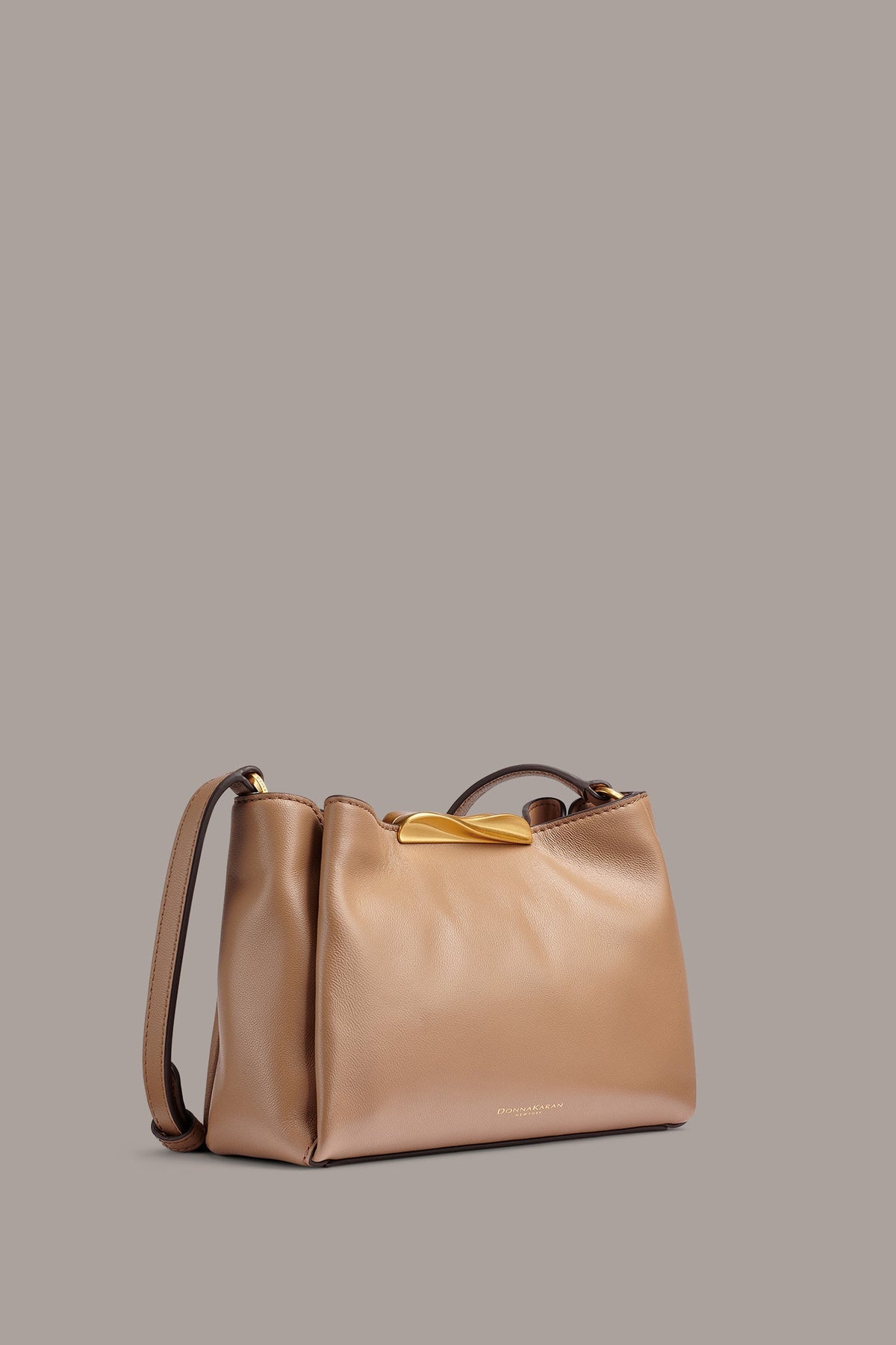 POPLIN LEATHER CROSSBODY BAG