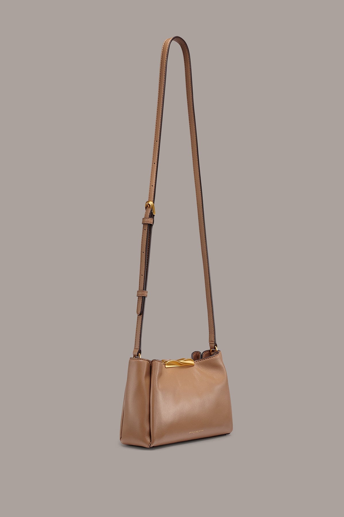 POPLIN LEATHER CROSSBODY BAG