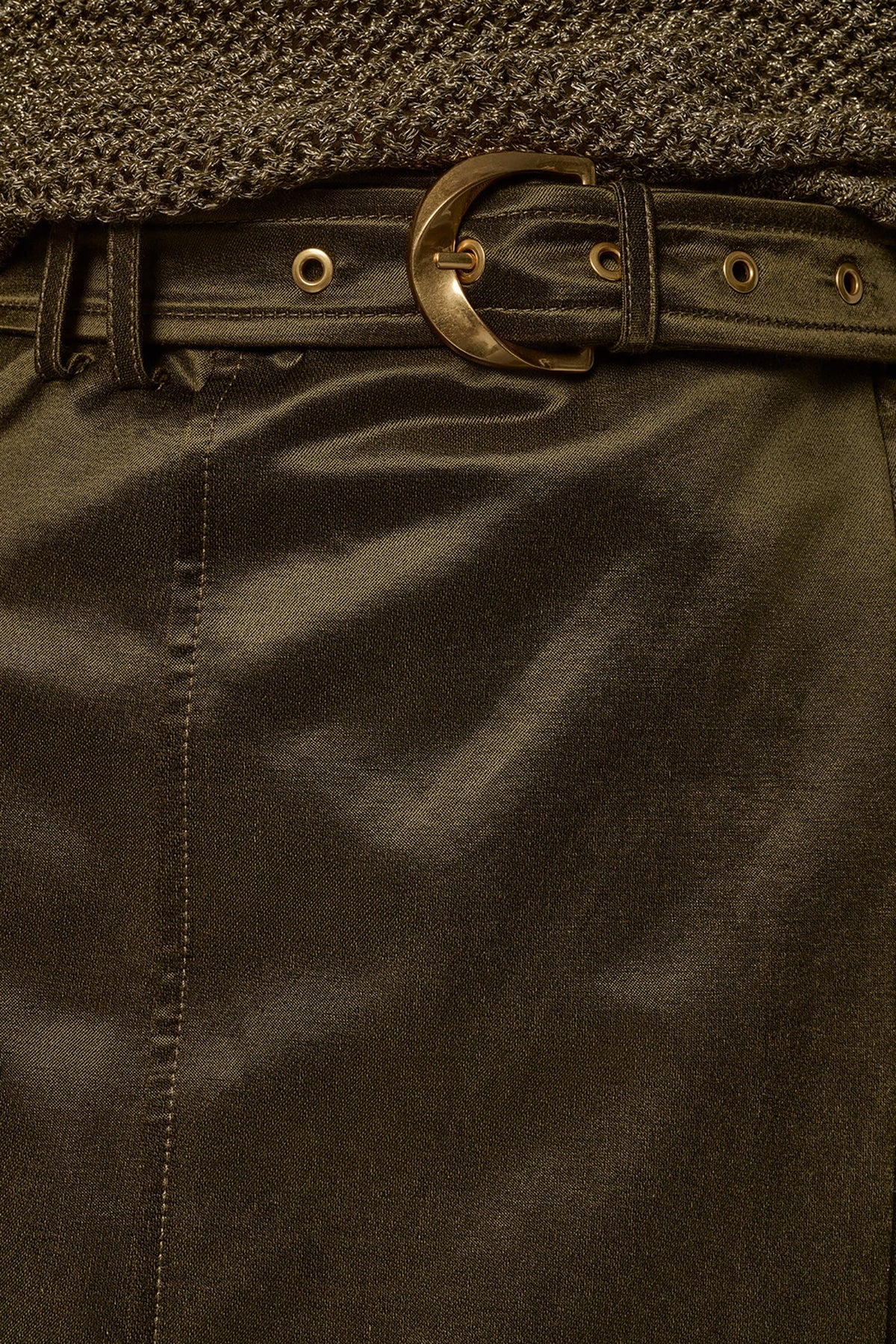WRAP EFFECT CARGO SKIRT