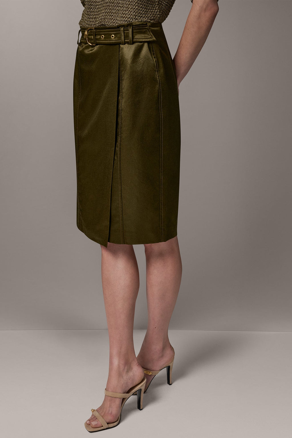 WRAP EFFECT CARGO SKIRT