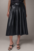 PLEATED MIDI SKIRT