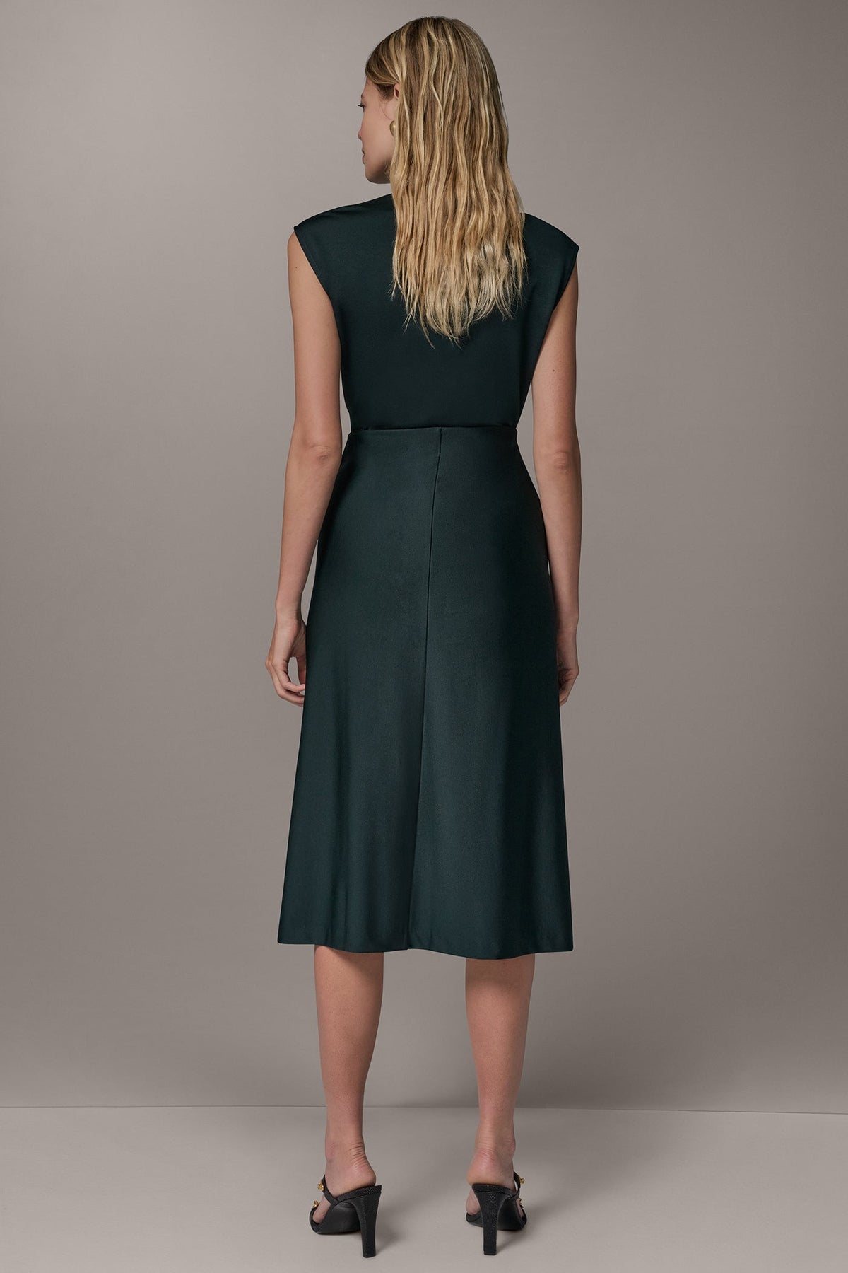 MIDI TWIST PENCIL SKIRT
