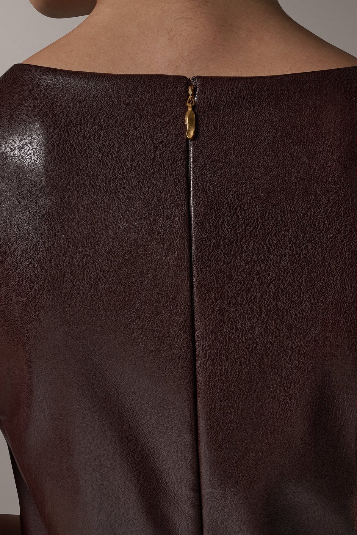 BOATNECK MIXED MEDIA MIDI DRESS