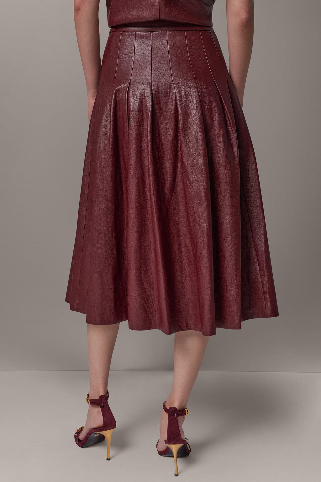 MIDI A-LINE SKIRT