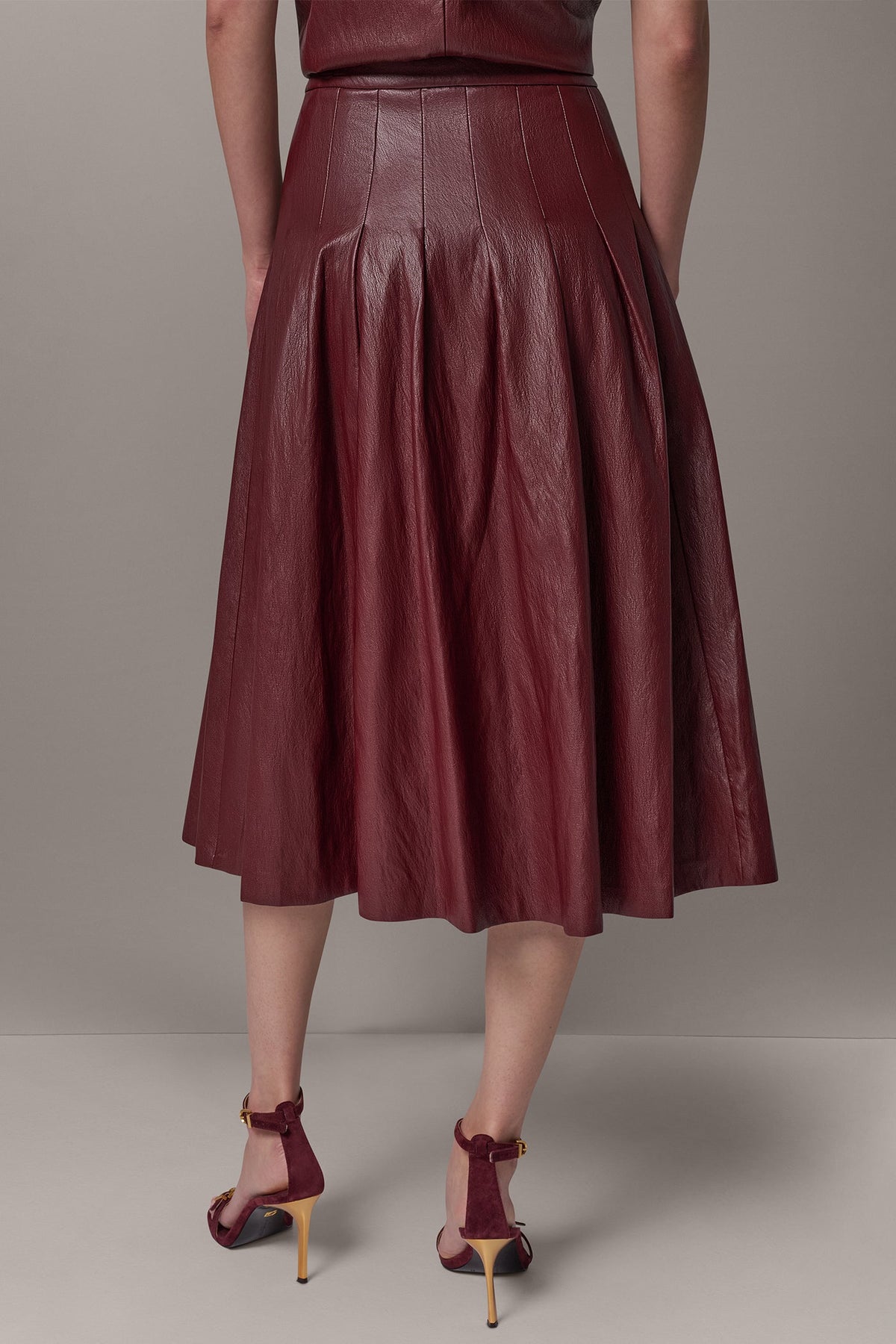 MIDI A-LINE SKIRT