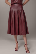 MIDI A-LINE SKIRT
