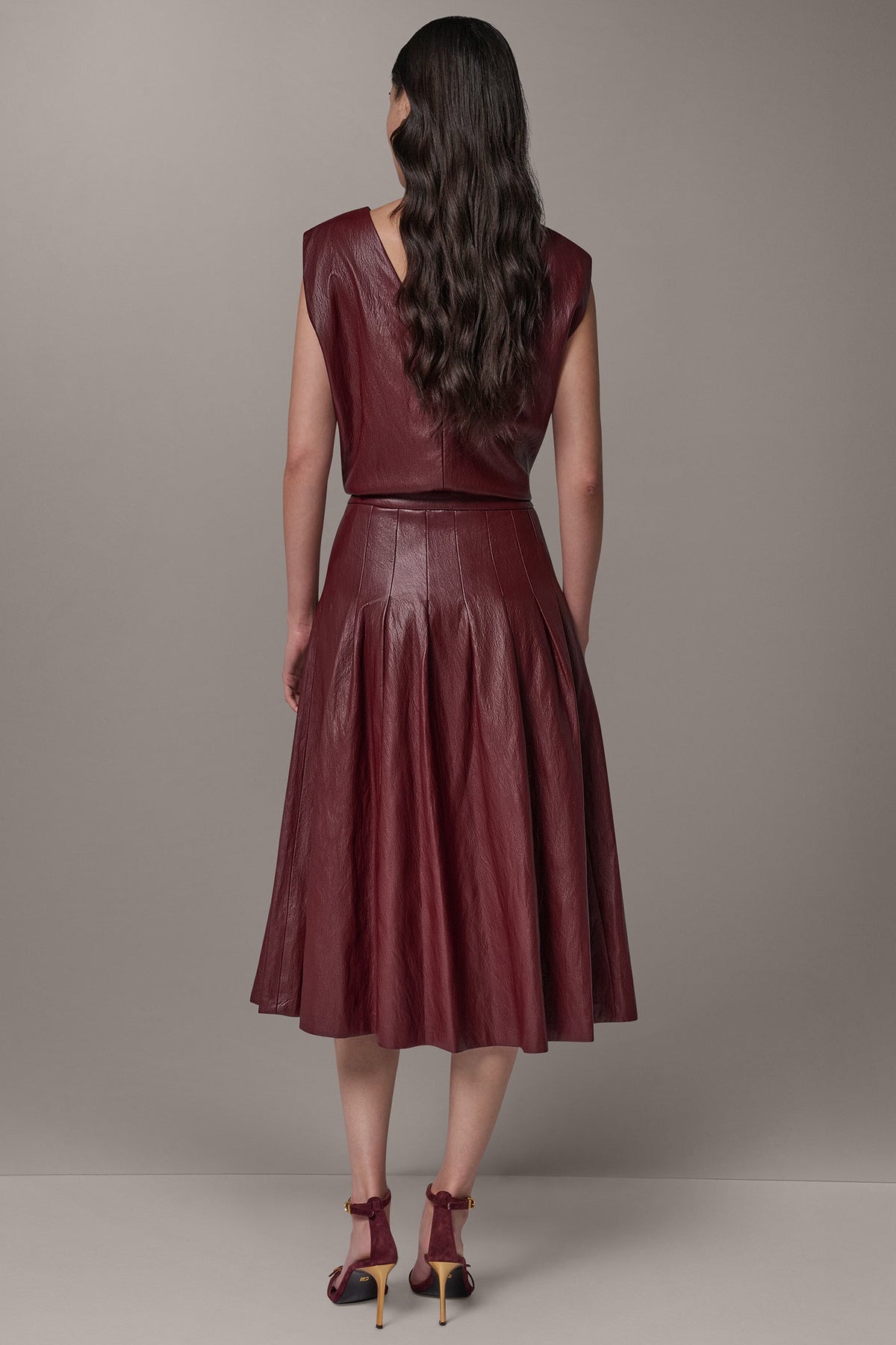 MIDI A-LINE SKIRT
