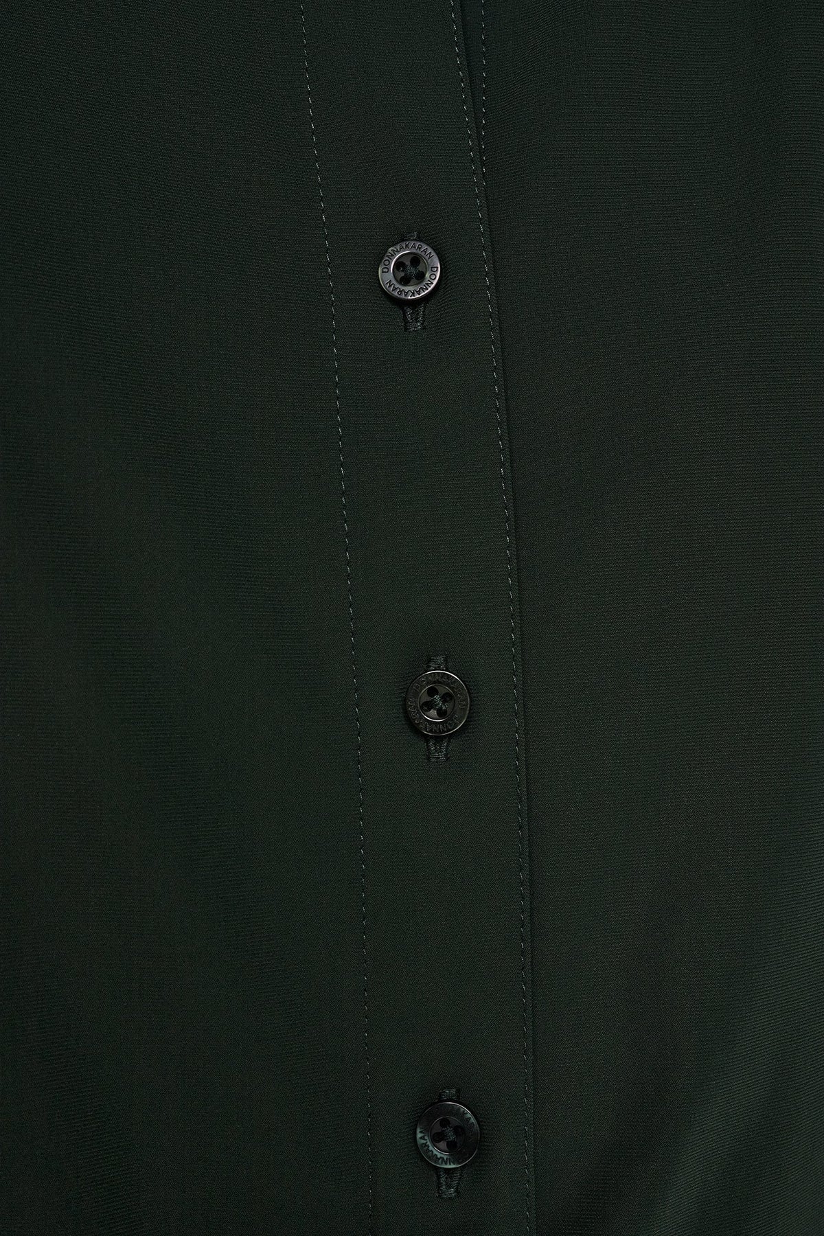 BLOUSON SLEEVE BUTTON FRONT TOP