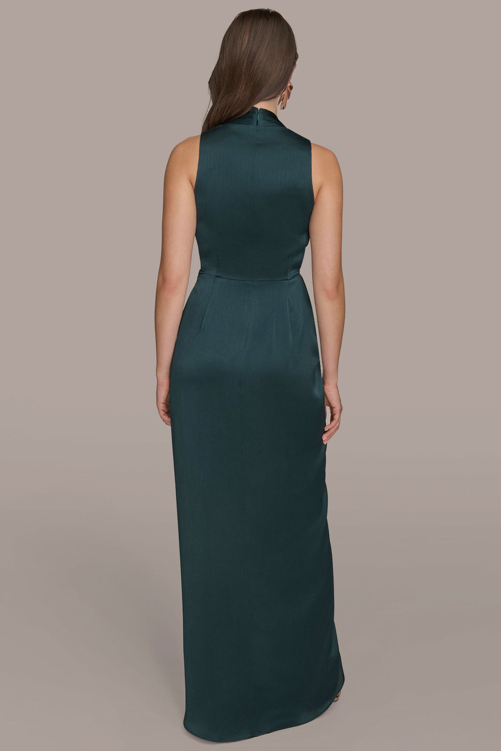 V-NECK MAXI WRAP DRESS