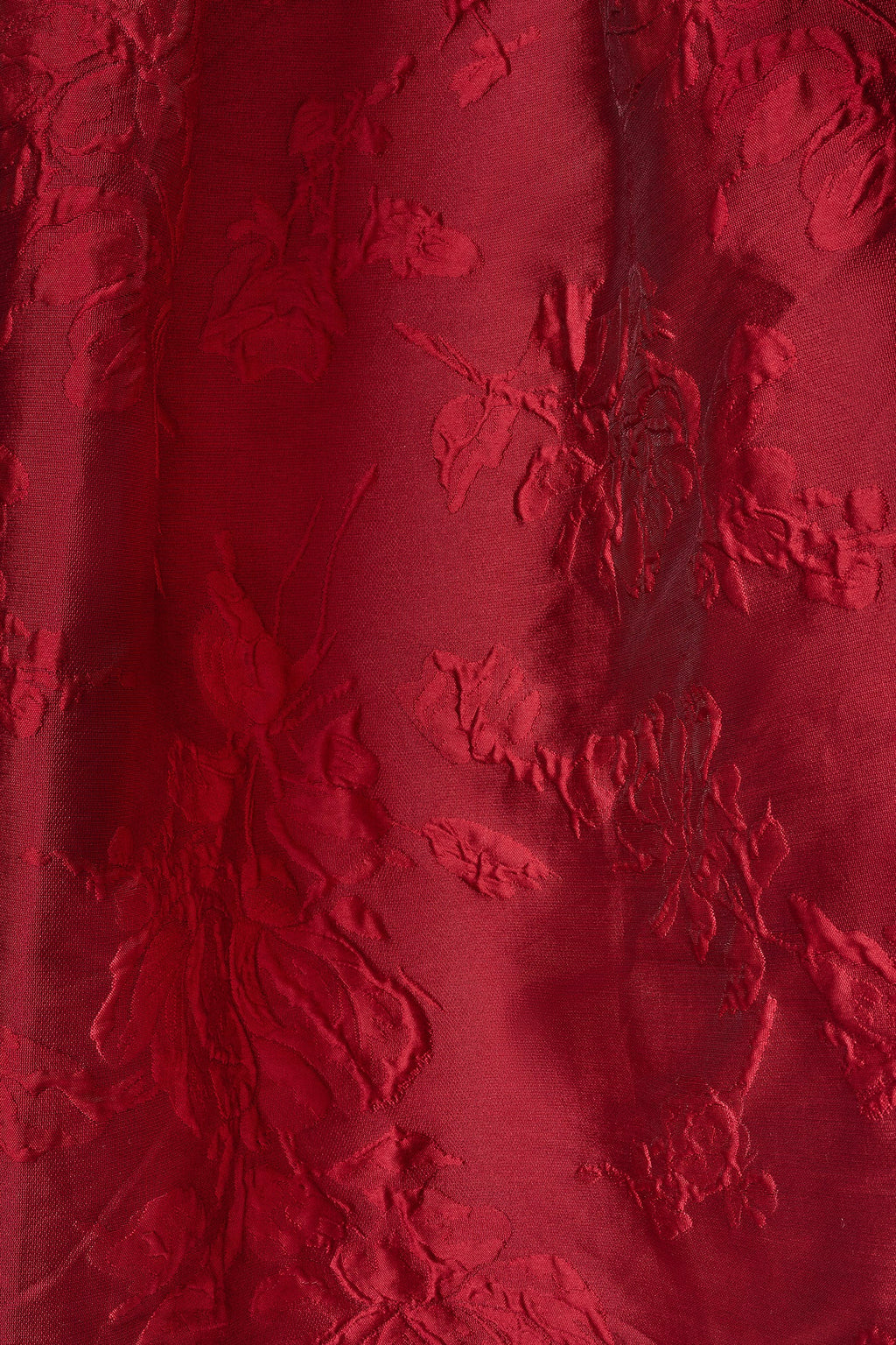 STRAPLESS BROCADE DRESS