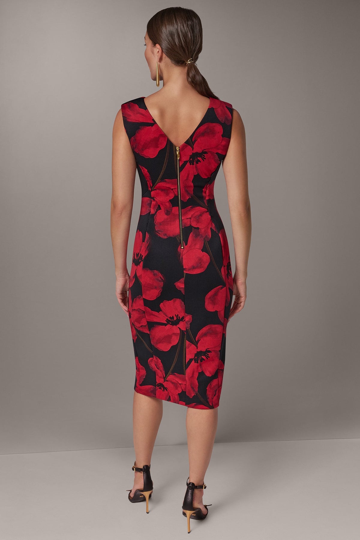 FLORAL MIDI SHEATH