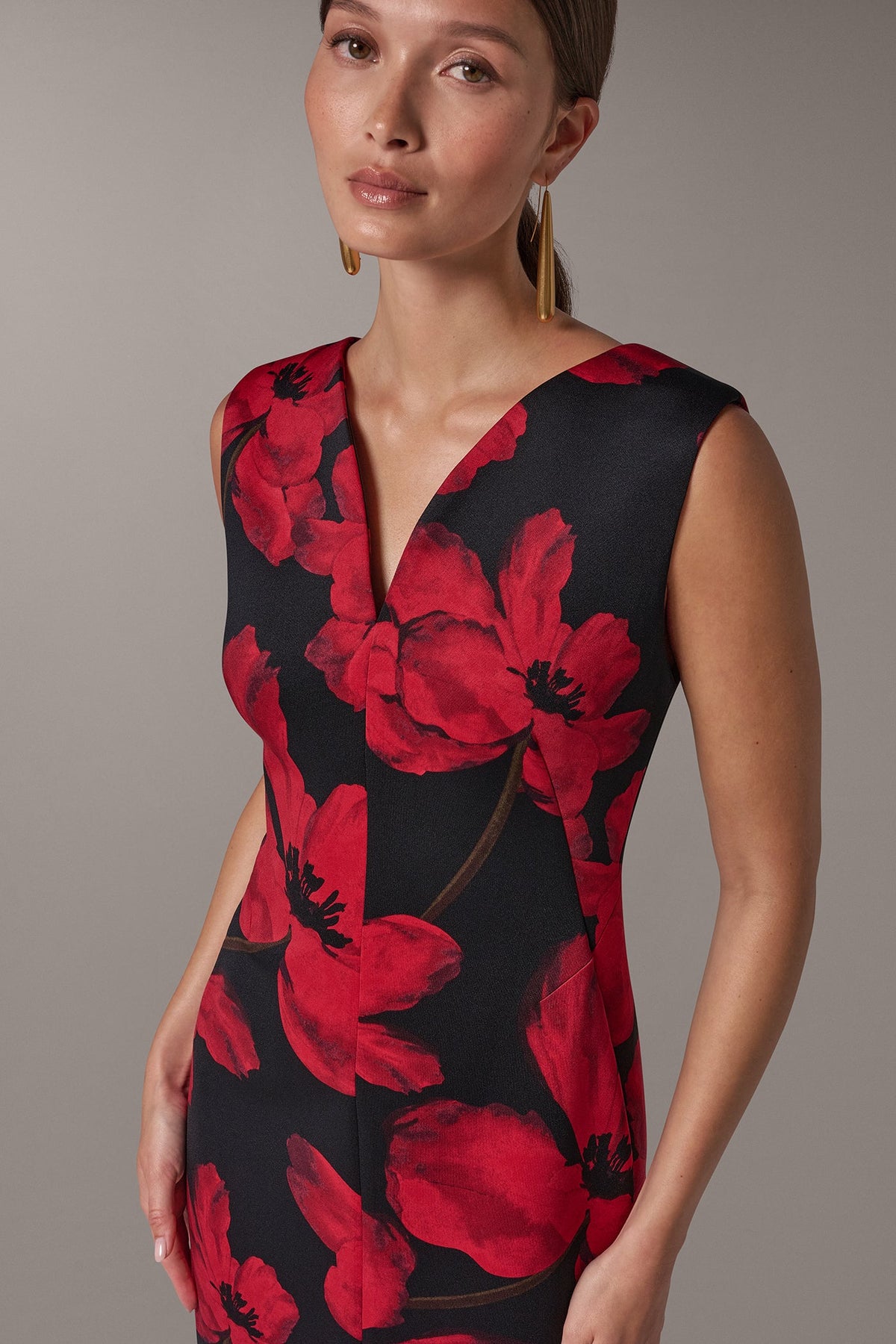 FLORAL MIDI SHEATH