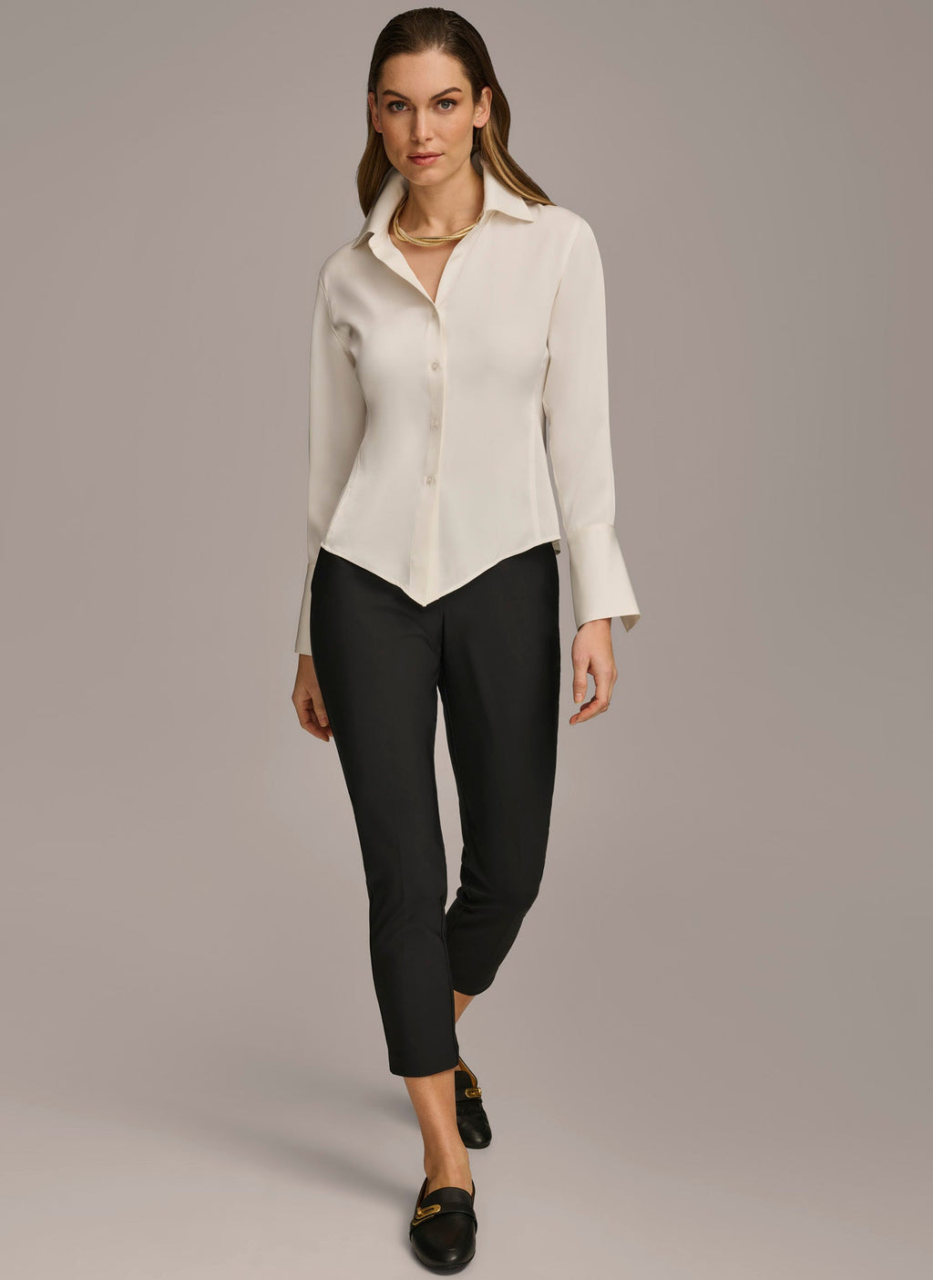BUTTON FRONT BLOUSE