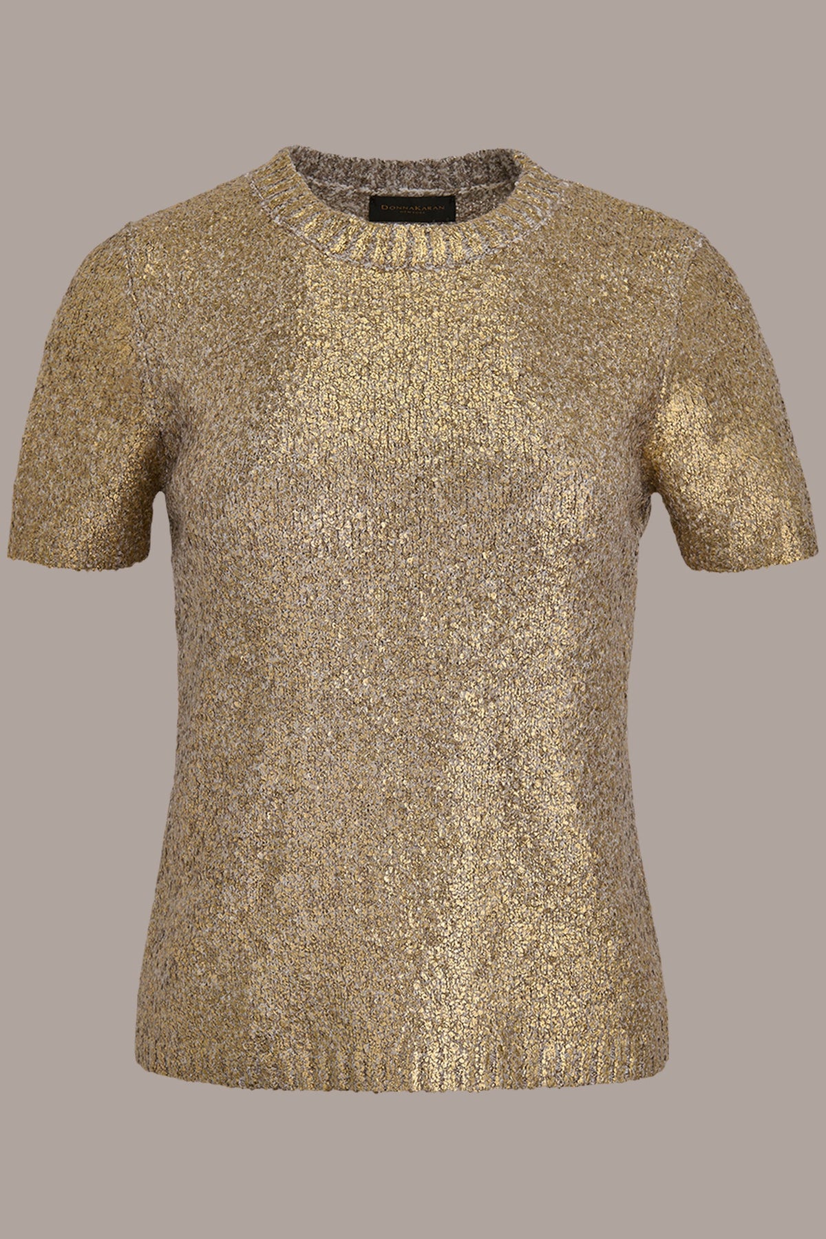METALLIC FOIL SWEATER