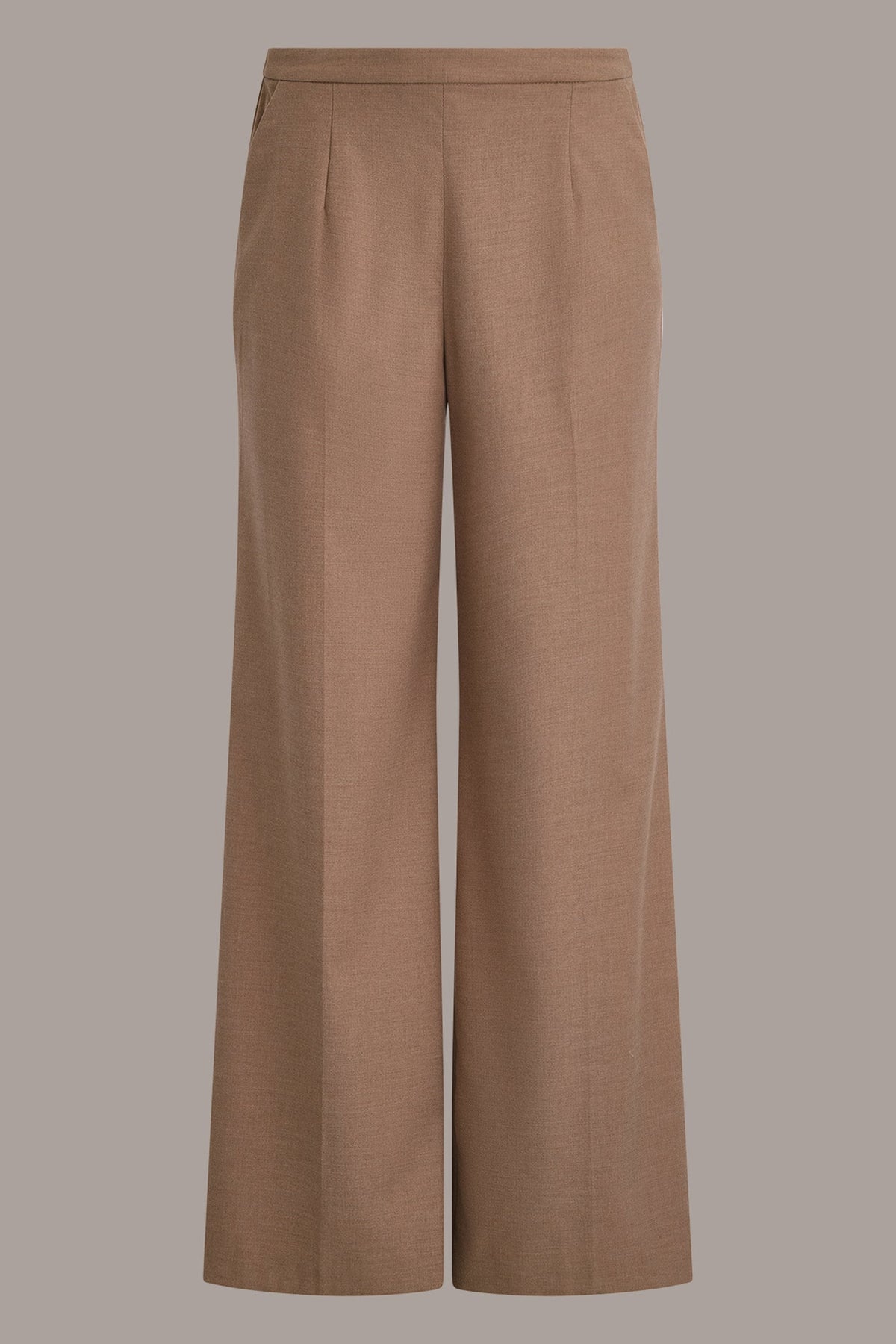 MID-RISE PULL-ON WIDE-LEG SUIT PANT