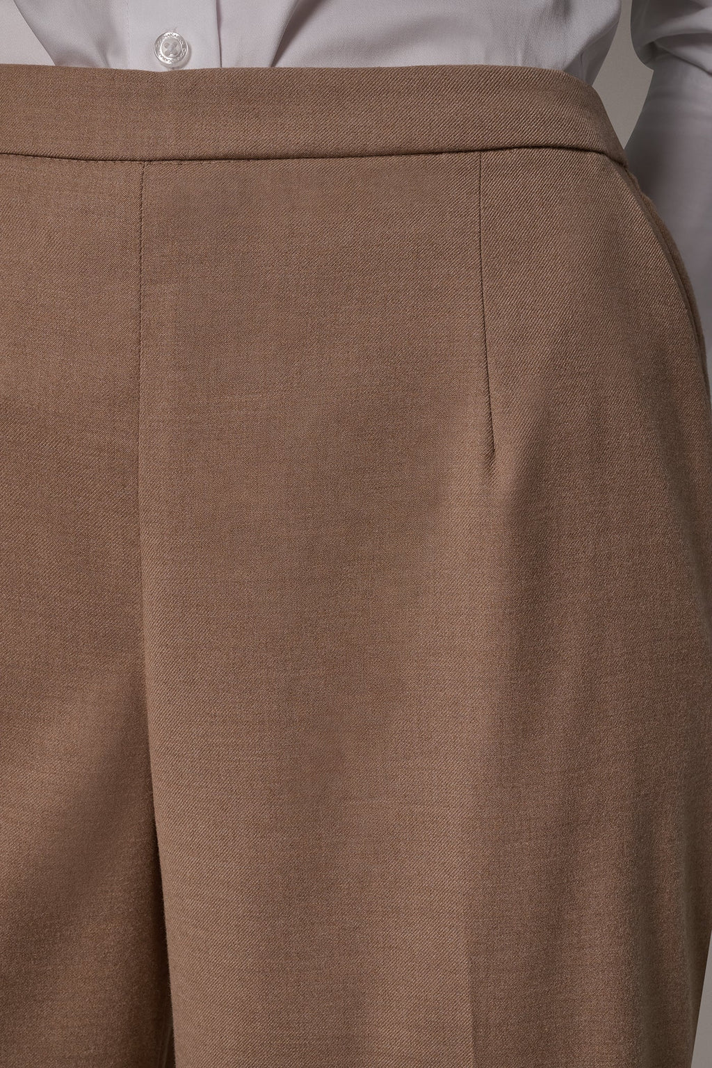 MID-RISE PULL-ON WIDE-LEG SUIT PANT