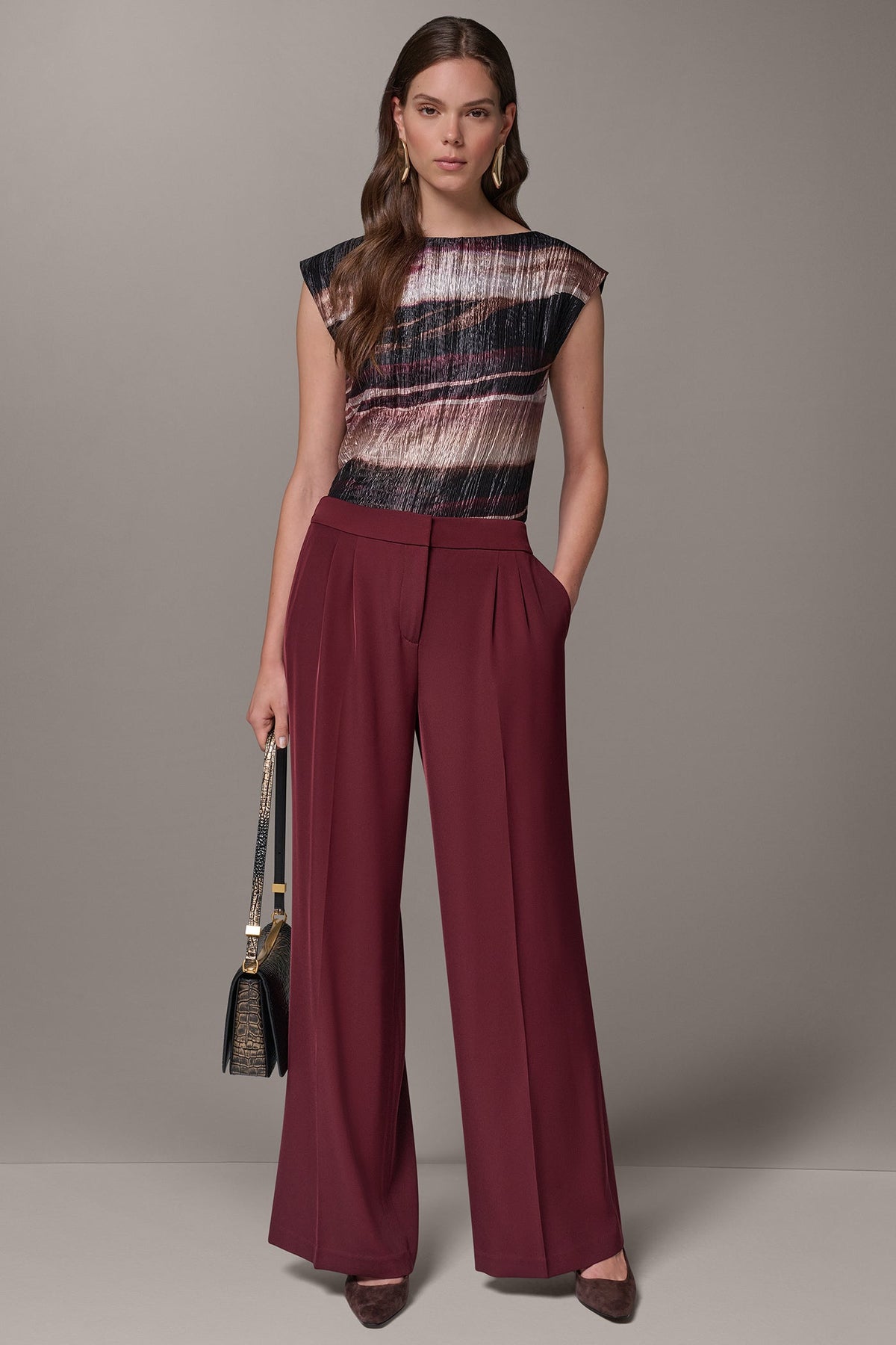 HIGH-RISE WIDE-LEG SUIT PANT