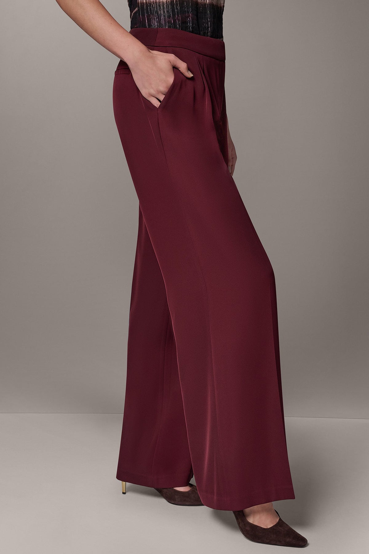 HIGH-RISE WIDE-LEG SUIT PANT