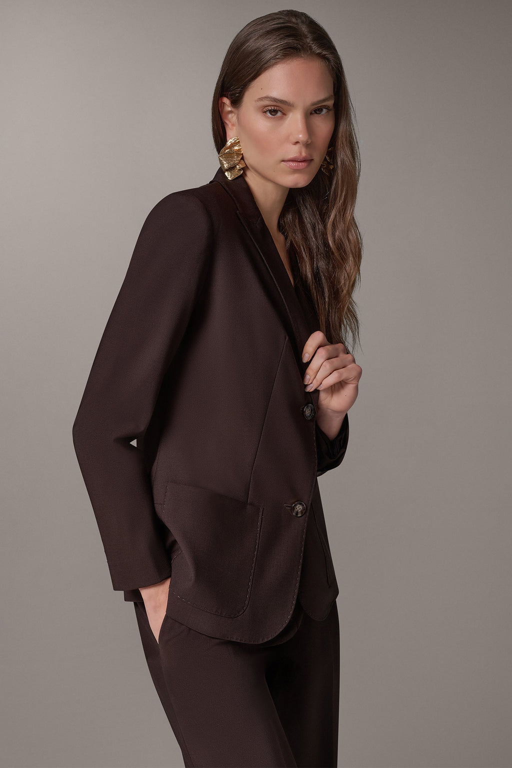 PATCH POCKET SUIT BLAZER