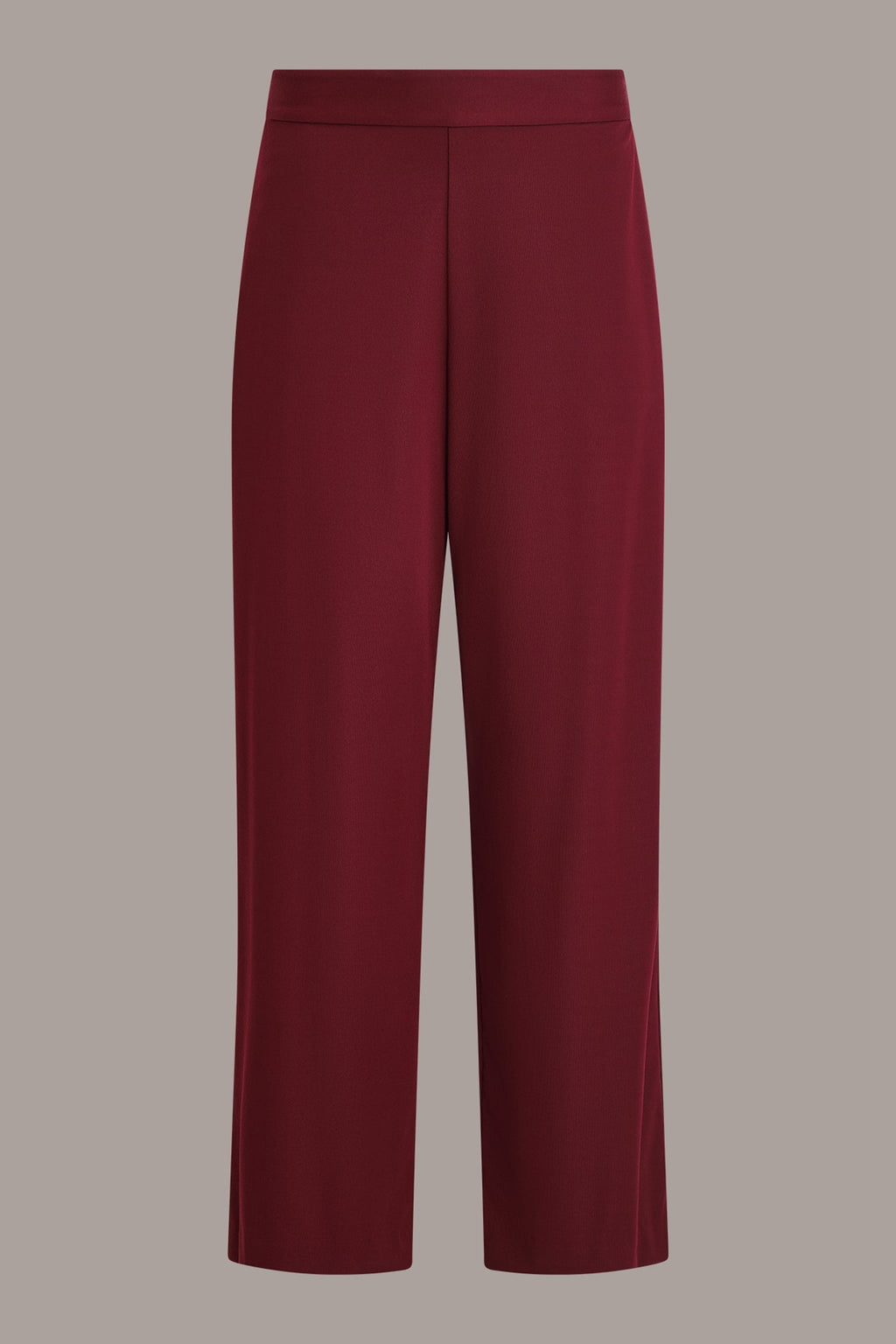 MID-RISE PULL-ON STRAIGHT-LEG PANT