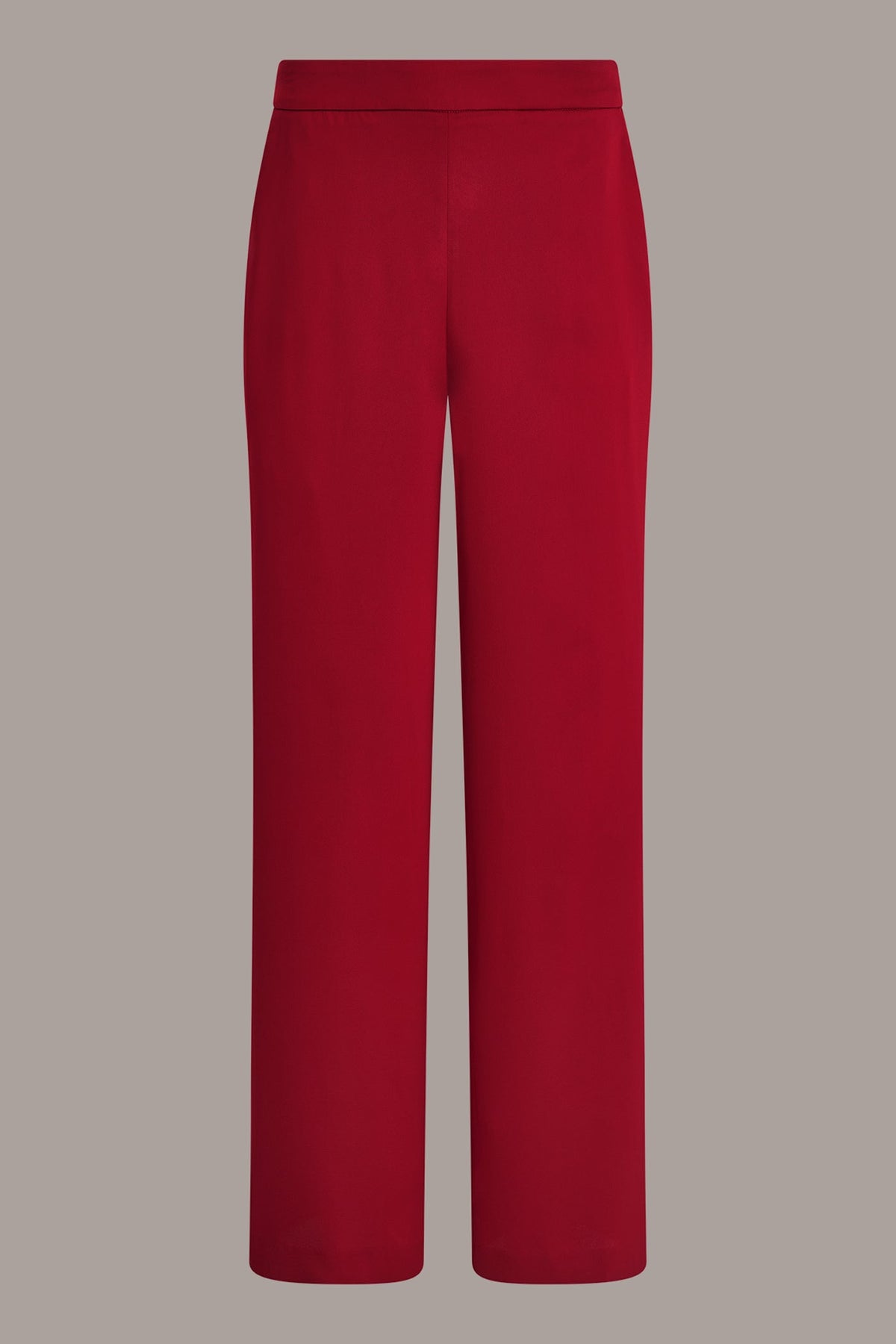 MID-RISE SATIN WIDE-LEG SUIT PANT