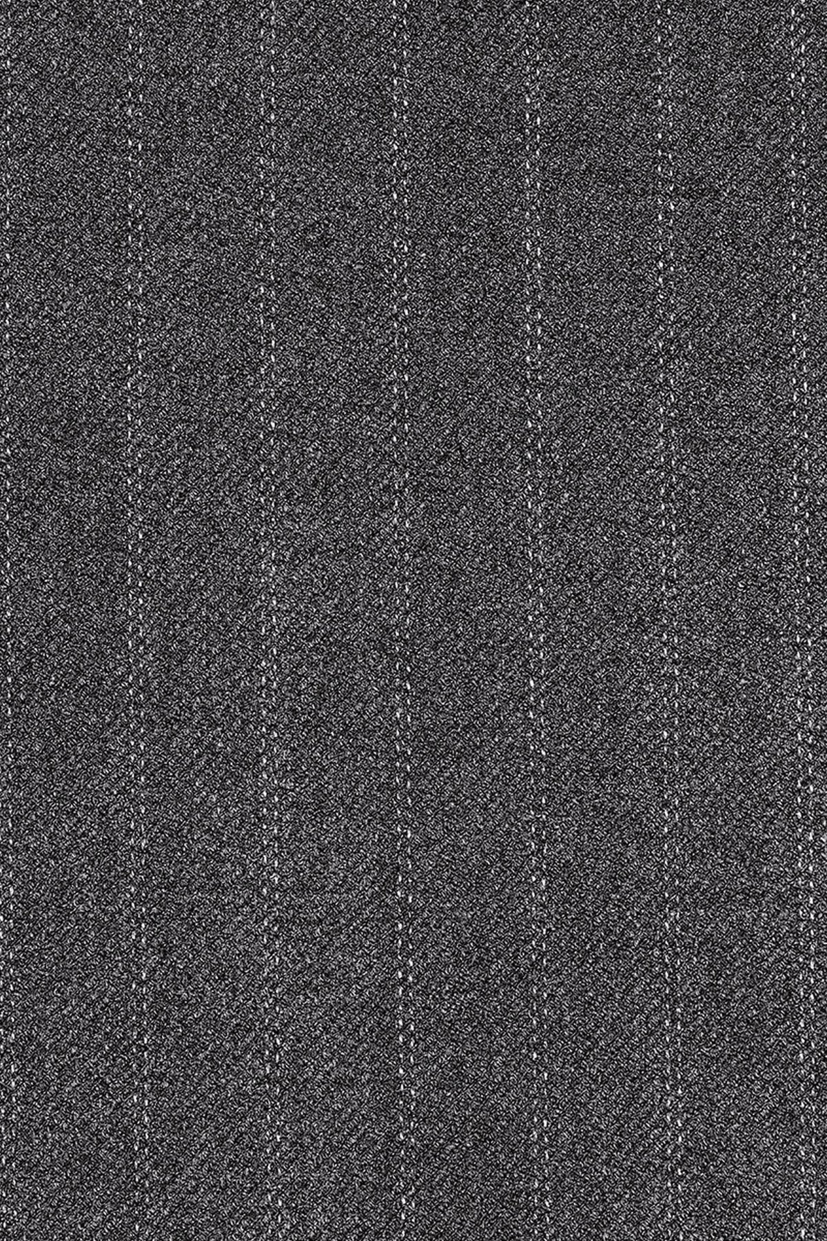 MID-RISE PINSTRIPE STRAIGHT-LEG PANT