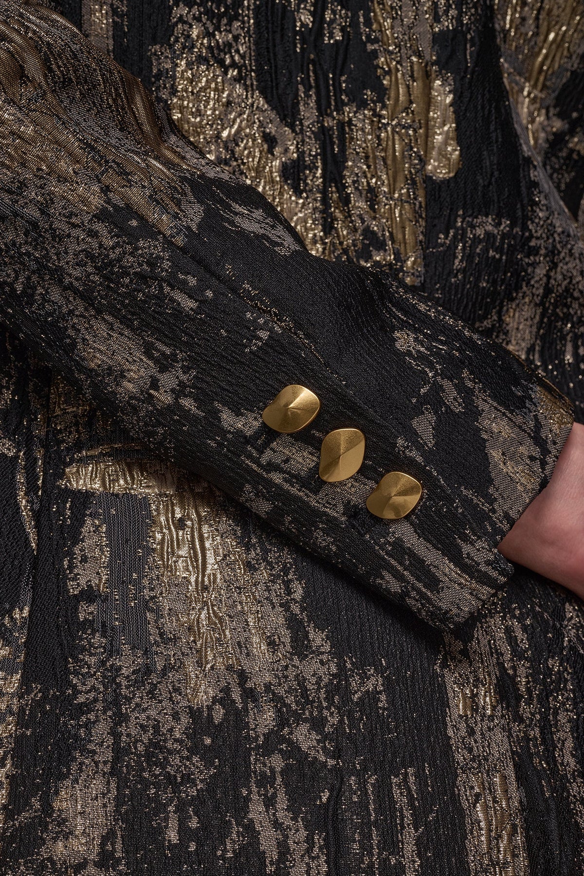 BRUSHSTROKE JACQUARD SUIT BLAZER