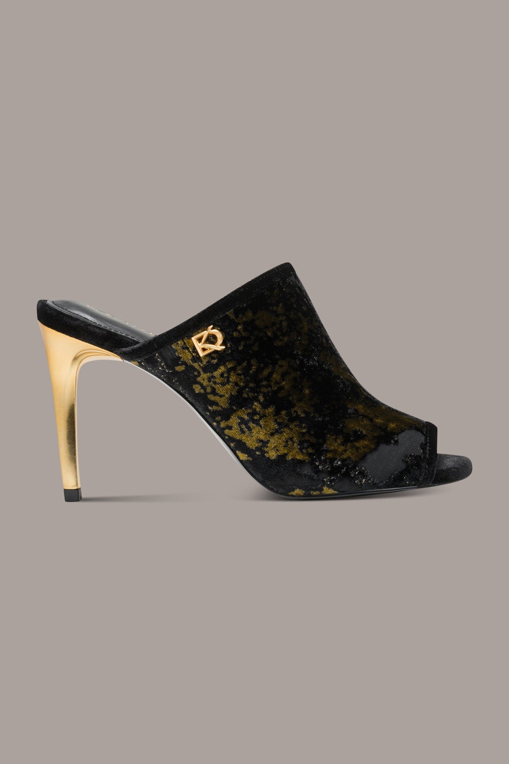 DONNA HEELED MULE
