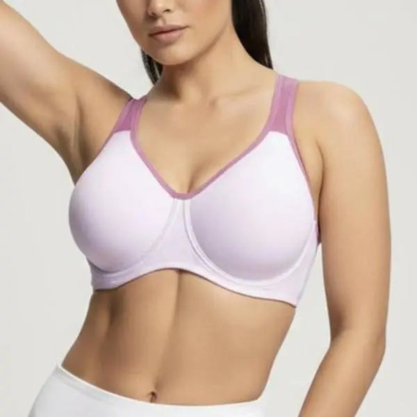 ComfyArc Hybrid Sports Bra - Activewear, Workout Bra for Plussize Women, Soft Support, Non-Padded, Unlined, Full Coverage, Wide Strap, Outside Underwire, Everyday Womenswear Fitness Clothes #summerwins