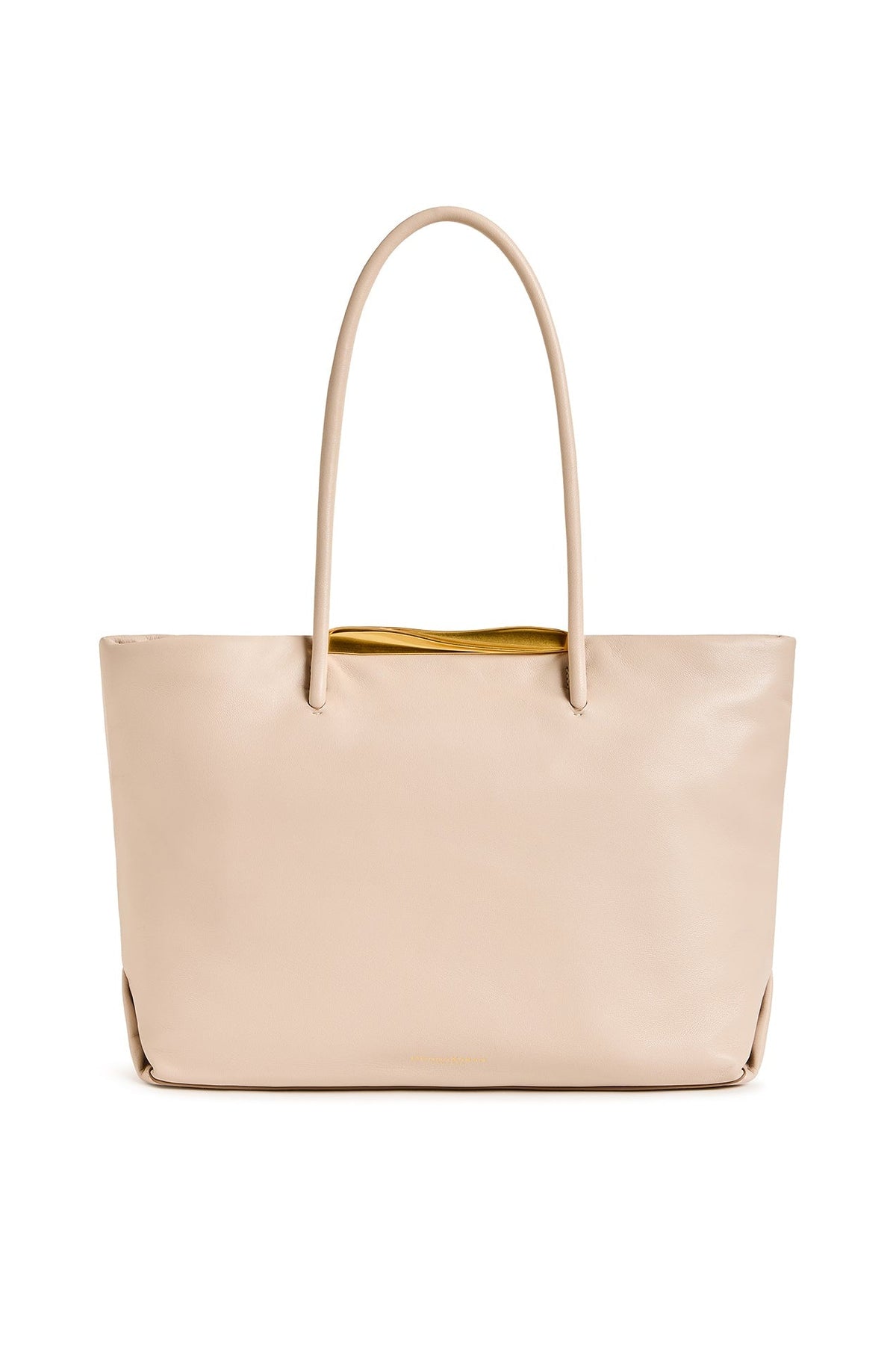 POPLIN LEATHER TOTE
