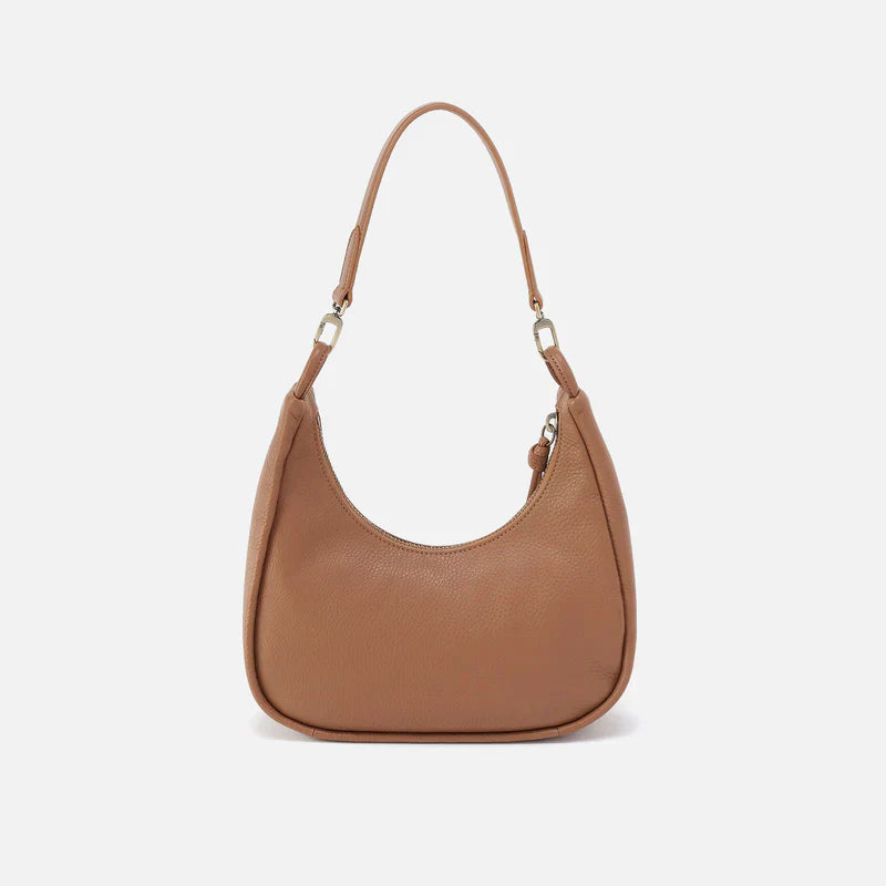 Brown Crescent Hobo Bag