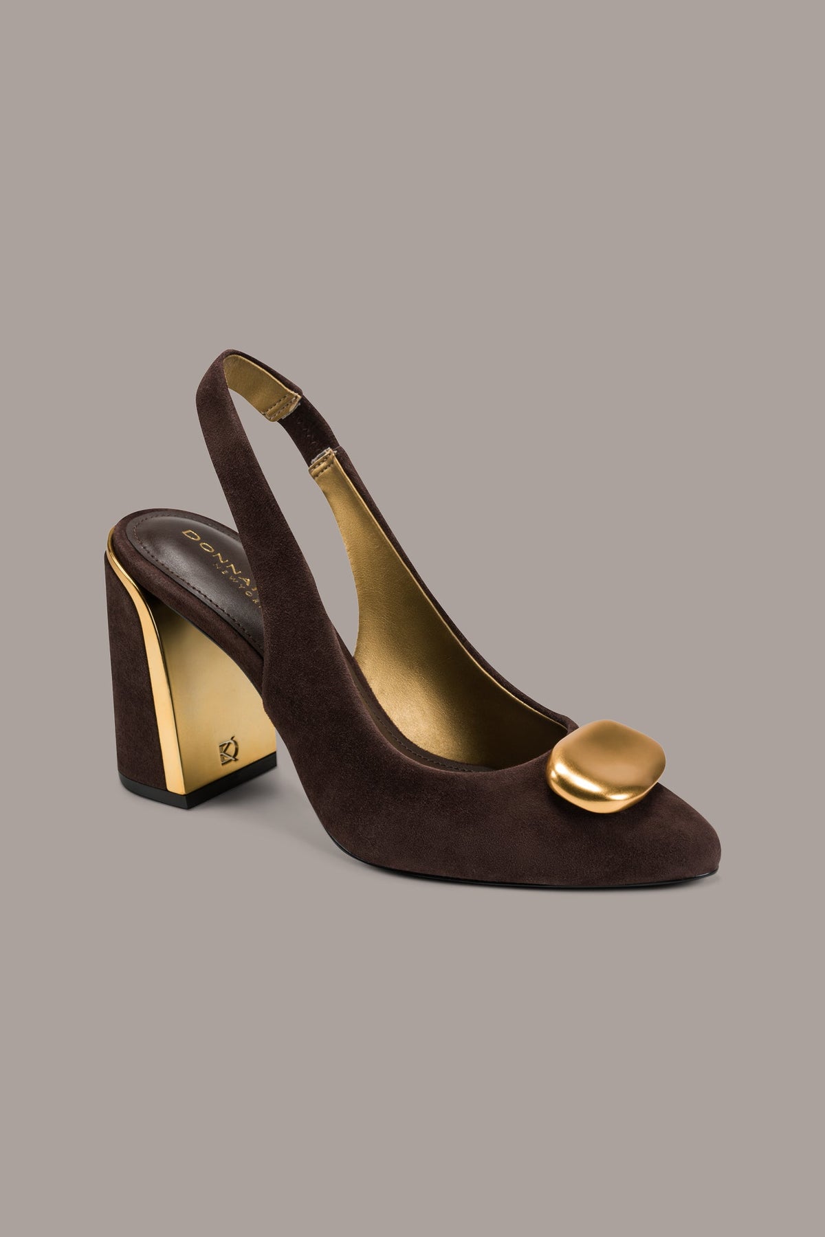 REBECCA SUEDE SLINGBACK PUMP