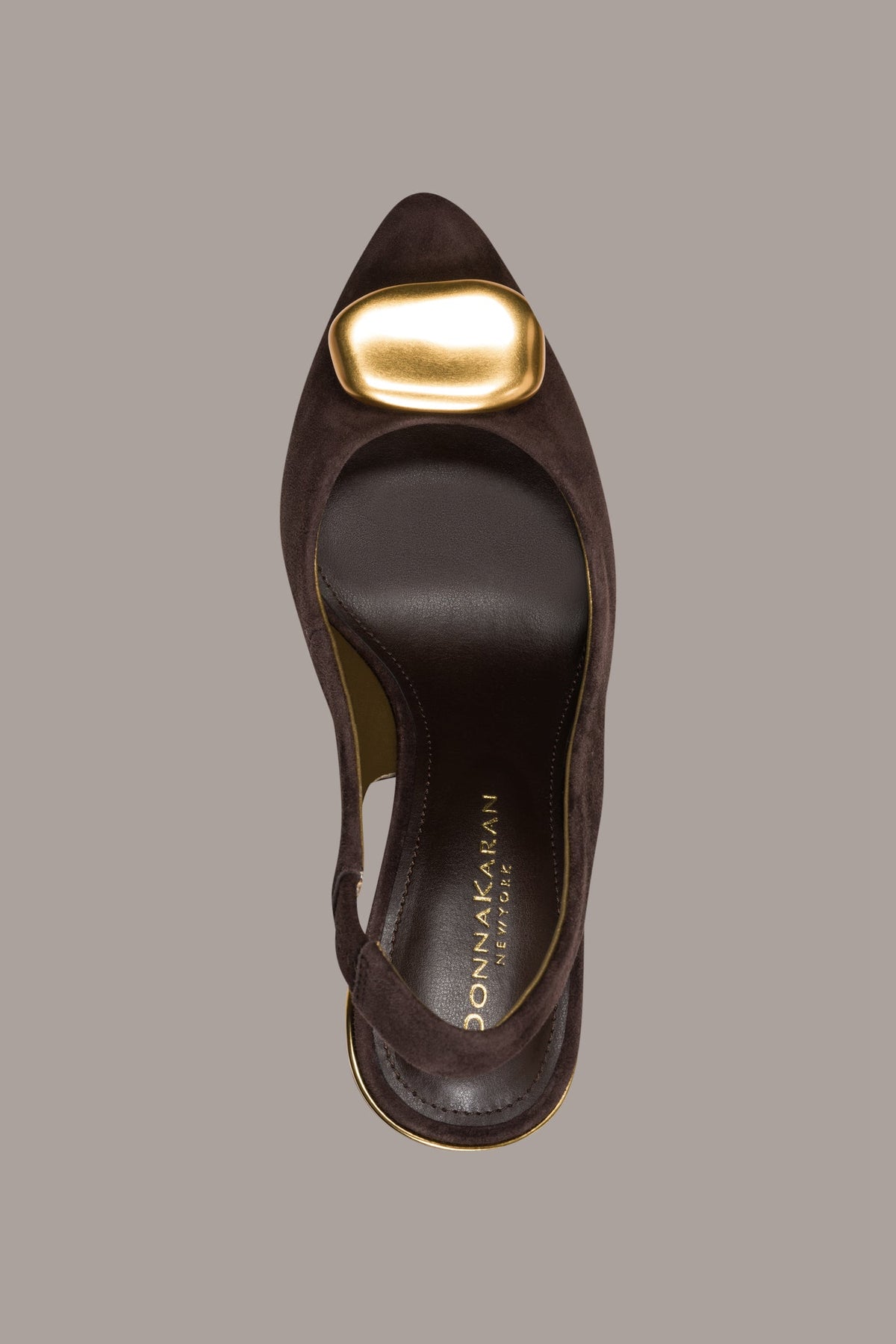 REBECCA SUEDE SLINGBACK PUMP