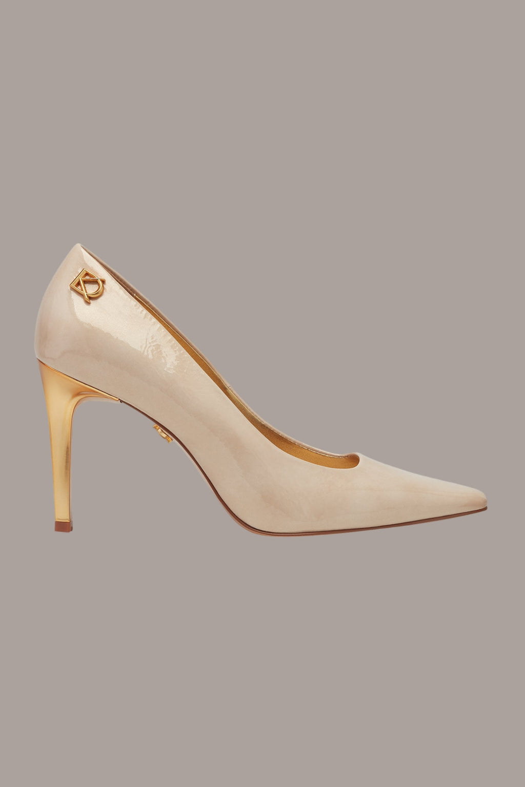 SAVITA PATENT LEATHER HIGH PUMP